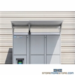 Outdoor Smart Lockers (9' 10-1/8"W x 2'1"D x 7' 0-3/8"H), #SMS-100-13C-12-12-OUT