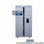 Indoor Smart Package Lockers (3' 3-3/8"W x 2'1"D x 6' 8-3/8"H), #SMS-100-17C-IN