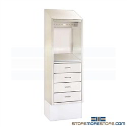 Stainless Drawer Storage Cabinets Medical Supplies OR Sterile Instruments Shelves