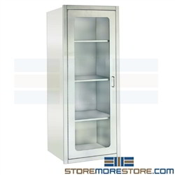 Recessed Stainless Hospital Cabinet Surgical Suite Storage Operating Room