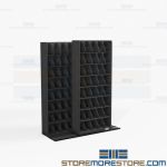 Letter Bi-File Sideways Moving Racks File Cabinets High Density Shelving Units