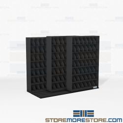 Sideways File Racks Letter Tri-Slide File Cabinets High Density Shelving Units