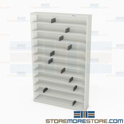 Narrow Stack Shelves CD DVD Media Patient File Storage Shelving Units Datum