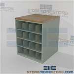 Engineering Blueprint Rack for Rolled Drafting Plans and Poster Storage Shelving