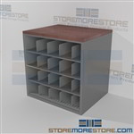 Counter High Large Document Storage Racks Rolled Plan Drawings Construction Blueprints