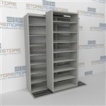Slide-a-side racks, side-to-side shelving, Double Deep shelves, Datum