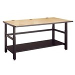 butcher block work benches worktables adjustable workstations repetitive motion adjustable tables