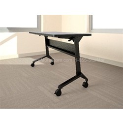 60&quot;x24&quot; Rectangular Flip-N-Go&reg; table with thermally fused laminate and standard t-mold edge, #SMS-31-LF2460LT