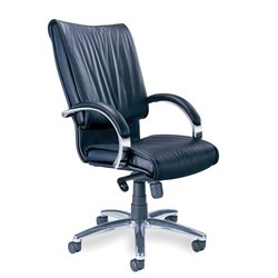 [Discontinued] Mercado Leather Series President Chair, #SMS-31-PR