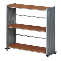 [Discontinued] Office Shelving Three Shelf Bookcase with Fixed Shelves, 31-1/4" wide by 11" deep by 31" high, #SMS-31-SOHO993