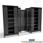 Attractive Locking Cabinet with Sliding Doors on tracks SMS-37-FH36322
