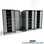 Professional Looking Cabinet with Locking Tambour Doors on tracks SMS-37-FH36433