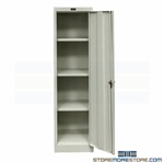 Slim Metal Storage Cabinet Tall Thin Locking 610S181866