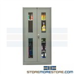 Visible Door Utility Storage Cabinet Janitor 455C18SV