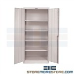 Metal hinged door supply cabinet, storage cabinets, Hallowell 815S18