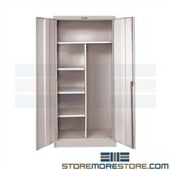 Combination storage cabinet locking, Combination storage cabinet locking, Hallowell 865C18