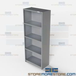 Storage Shelving Closed Shelf Units 36" 48" Wide 12" 18" 24" Deep Heavy-Duty | 10 56 13 | Metal Storage Shelving | Industrial Shelving | Storage Shelving | Steel | Metal | Heavy Duty