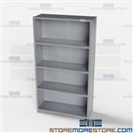 Metal Shelves Closed Back Shelving Six Shelf Units 18" Deep SMS-39-F4720-18 | 10 56 13 | Metal Storage Shelving | Industrial Shelving | Storage Shelving | Steel | Metal | Heavy Duty