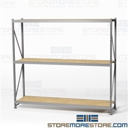 Bulk Shelving with Welded Uprights Free Shipping Wide Storage Shelving