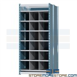 steel pigeon hole compartment shelving ideal for storing and organizing long goods Hallowell pigeon hole lumber racks are designed with a heavy duty capacity to store long items lumber goods and equipment made with all steel construction for durability