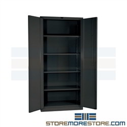 Supply Storage Cabinet with Locking Doors, Hallowell DuraTough Storage Cabinet