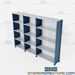 Heavy-Duty H-Post Shelving Units 120x18x87 | 5 Shelves Heavy-Duty Steel Hallowell