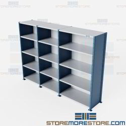 Heavy-Duty H-Post Shelving Units 120x24x87 | 5 Shelves Heavy-Duty Steel Hallowell