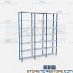 Heavy-Duty H-Post Shelving Units 108x18x123 | 5 Shelves Heavy-Duty Steel Hallowell