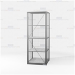 Employee Gear Cabinets Wire Mesh Storage Lockers Long Items Locking Ventilated