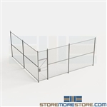 Galvanized Interior Fences Inplant Sliding Door Walls