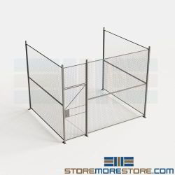 3-Wall Galvanized Collocation Security Wall Inplant Hinged Door Walls