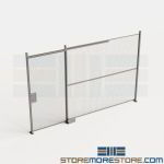 1-Wall Galvanized Warehouse Security Fencing Metal Secure Fences