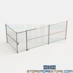 Two-Wall Galvanized Warehouse Security Wall Inplant Sliding Door