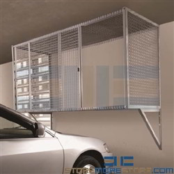 Over Car Bonnet Storage Condo Parking Garage Wire Mesh Car Locker Apartment