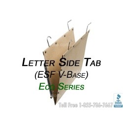 Oblique ESF V-Base Letter Size Hanging File Compartments for suspended file folder shelving storage