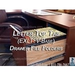 Oblique EXLT V-Base Letter Size Executive File Folder Compartments for filing cabinets