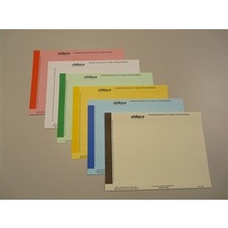 Oblique Index Labels 11" Indexing Labels (8 sheets) - Blue, #SMS-42-LS11BL (Ships UPS)