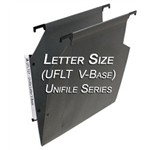 Oblique UFLT V-Base Unifile Letter Size Hanging File Folder Compartments,