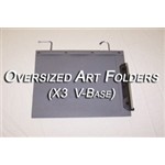 Oblique X3 V-Base File Folder Oversized Document Compartments, 18" x 15-3/8"