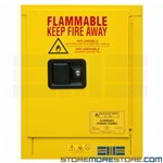 yellow safety cabinet, flammable liquid storage, chemical cabinet, durham, 1004m-50
