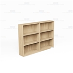 Wall Bookcases Laminate Row 6 Ft Adjustable Shelves Book Storage Shelving Units