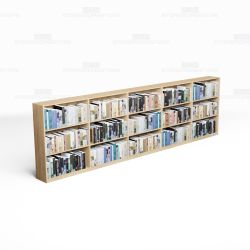 Wall Bookcases Laminate Row 15 Ft Ships Unassembled Book Storage Shelving Units