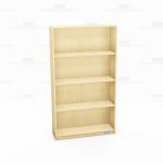 Maple Veneer Bookcases Book Storage Shelving Wood Single-Sided 6" High 10" Deep