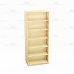 Oak Bookcase Shelving Wood Veneer Office Furniture 84" High Bookshelves 24" Deep