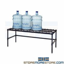 Wire Dunnage Platform Rack Floor Riser Stand Wire Shelf NSF Quantum 244814DE