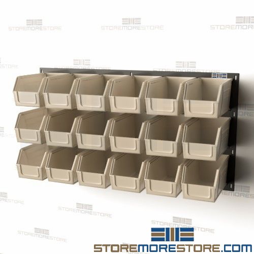 Hanging Storage Bins on Wall Panels (3'W x 10-7/8D x 1' 7H),  #SMS-45-QLP-3619-230