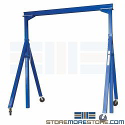 A-Frame Steel Crane 15' Long x 14' High Hoist Materials Lift Equipment