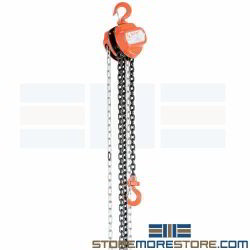 Manual Chain Hoist 20-Foot Lifting Pulley Equipment Material Handling