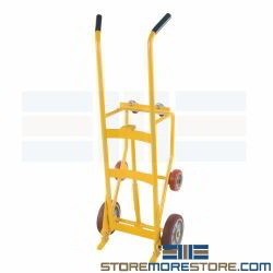 Barrel Tilt Trailer Steel Drum Cradle Transport Steel Tilting Cylinder Mover