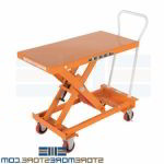 Rolling Cart Adjustable Height Platform Lift Table